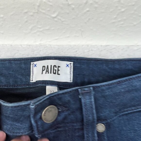 Paige | Blue Manhattan Jean In Georgie Size 27 LONG - Picture 6 of 15